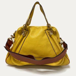 Chloe Paraty Military Runway Yellow Satchel